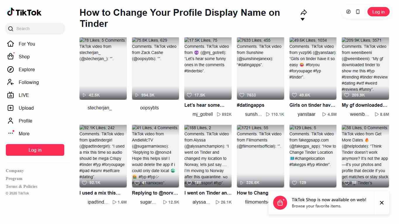How to Change Your Profile Display Name on Tinder | TikTok